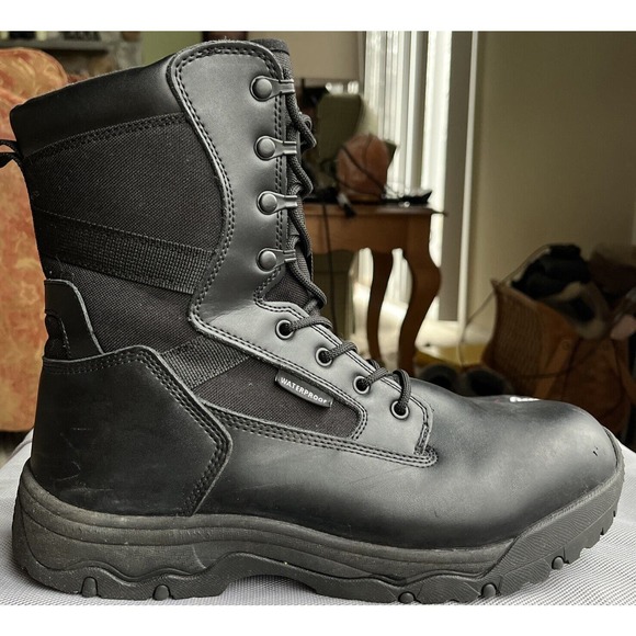 Free Soldier Combat Desert Military Boots Men’s Size 12 Black Waterproof ACC0030 main image 5